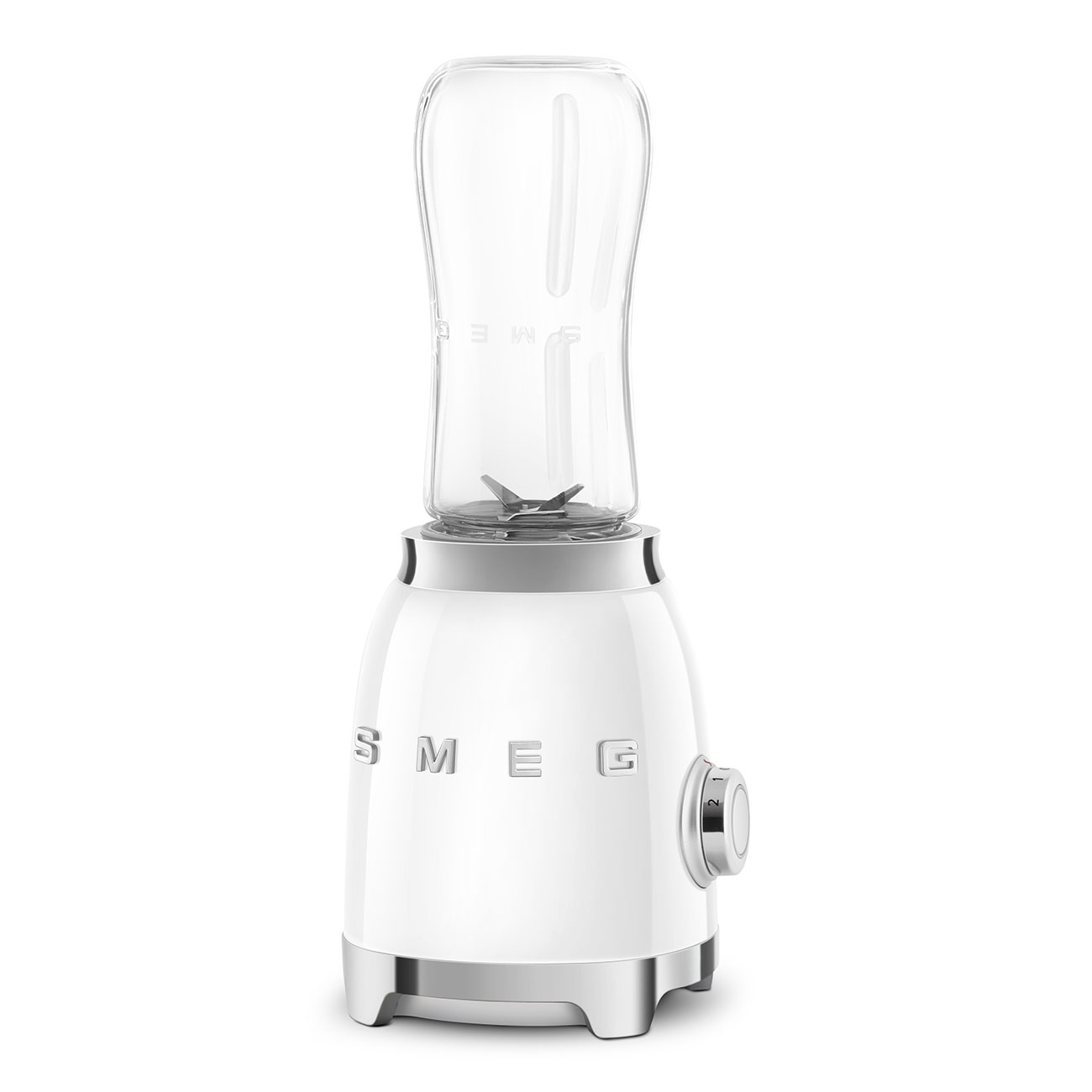 Mini Licuadora de Vaso, Estilo años 50, 300W, Blanco, PBF01WHEU