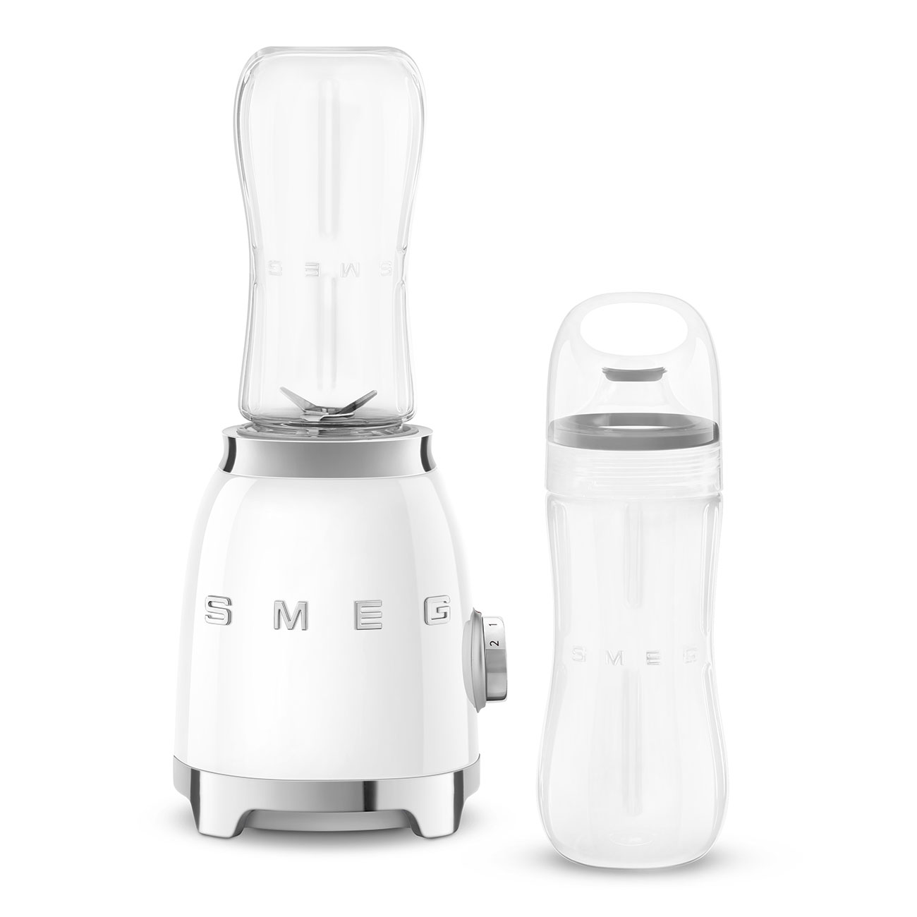 Mini Licuadora de Vaso, Estilo años 50, 300W, Blanco, PBF01WHEU