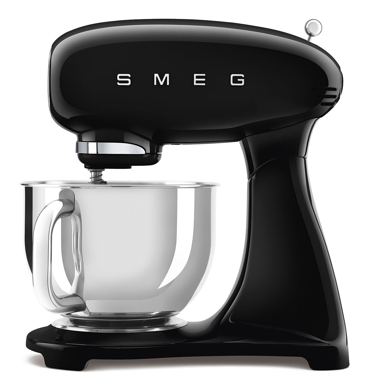 Batidora Smeg, Estilos años 50, 800W-220V, Negro Full Collor,  SMF03BEU