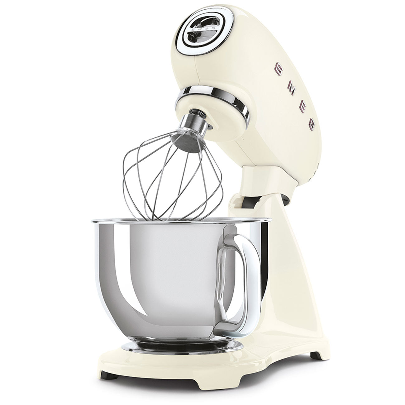 Batidora Smeg, Estilos años 50, 800W-220V, Crema Full Collor, SMF03PBEU