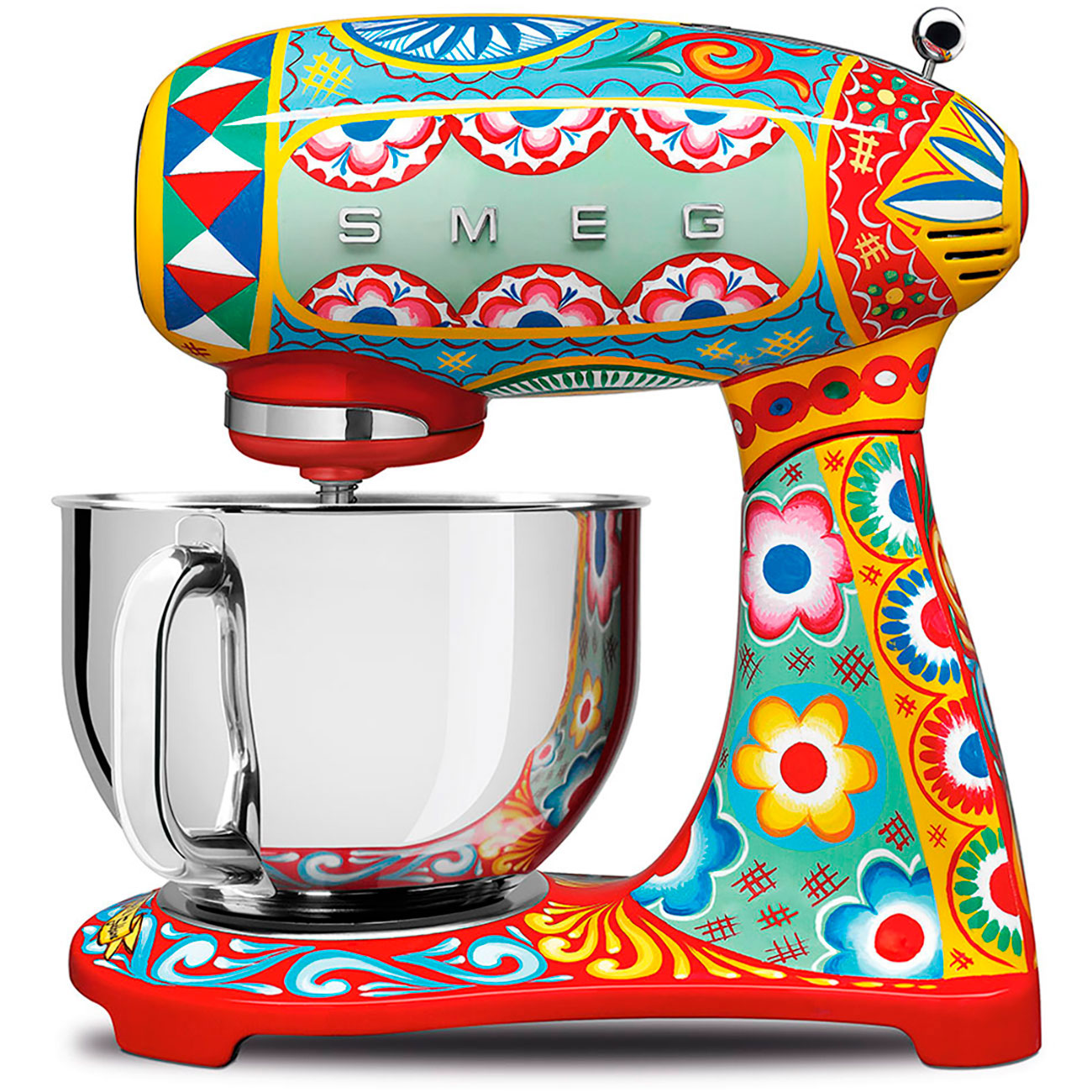 Robot de Cocina Smeg, Estilos años 50, 800W-220V, Dolce Gabbana, SMF03DGEU