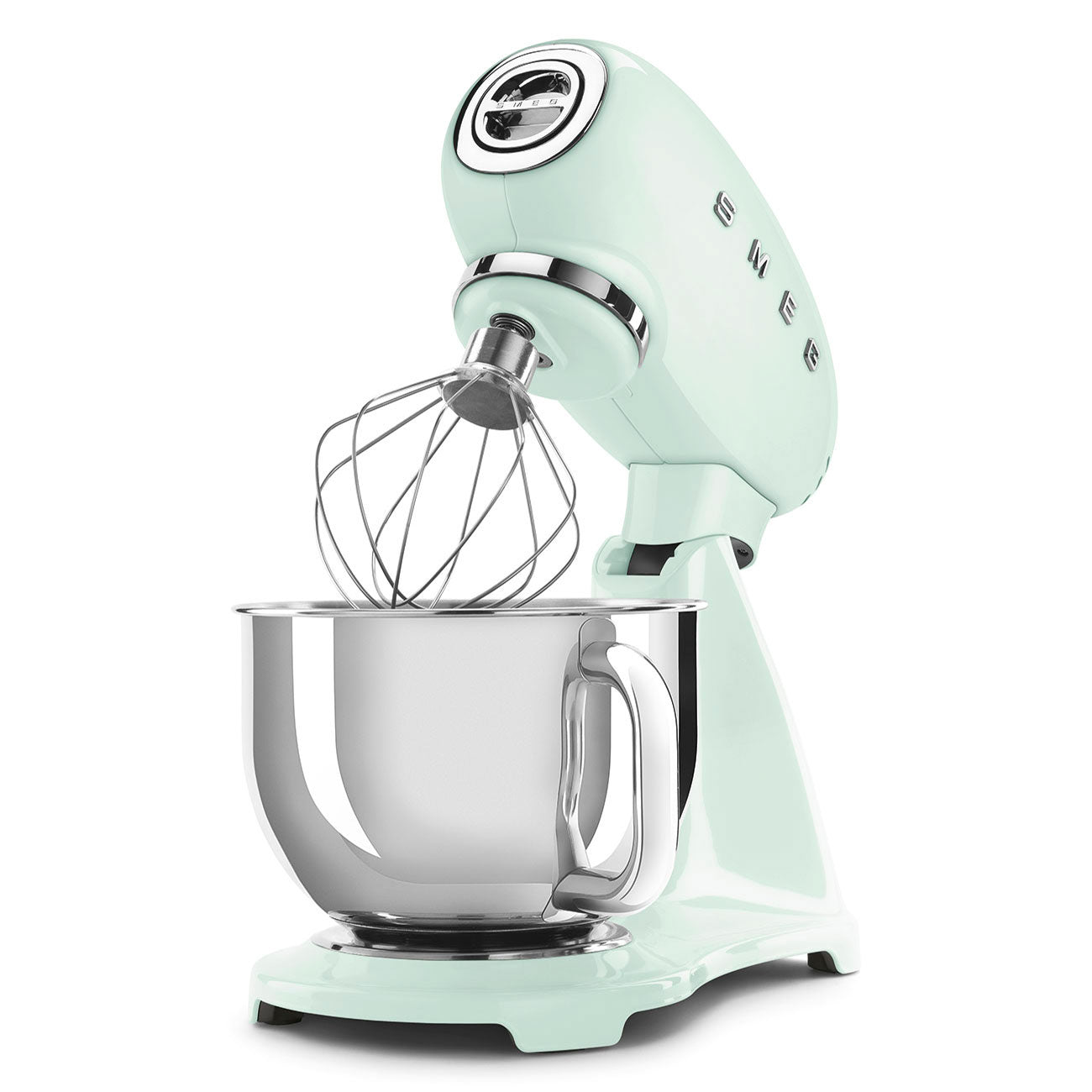 Batidora Smeg, Estilos años 50, 800W-220V, Verde Água Full Collor, SMF03PGEU