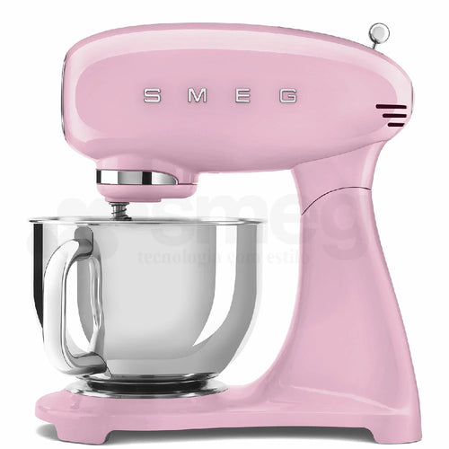 Batidora Smeg, Estilos años 50, 800W-220V, Rosa Full Collor, SMF03PKEU