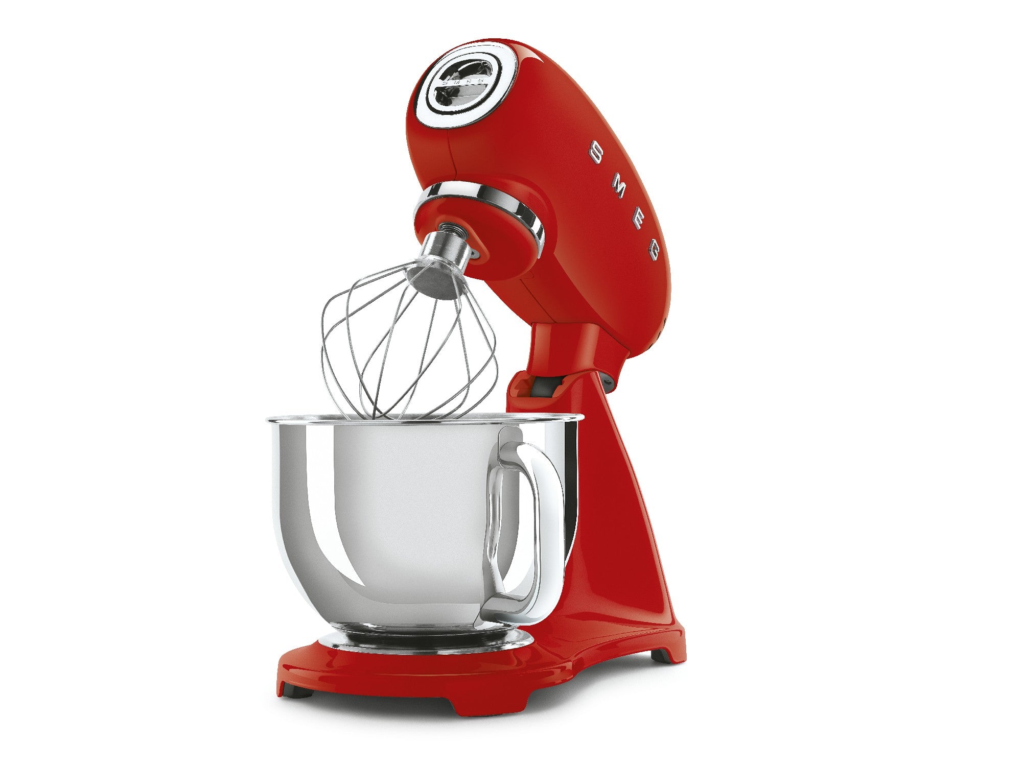 Batidora Smeg, Estilos años 50, 800W-220V, Rojo Full Collor, SMF03RDEU