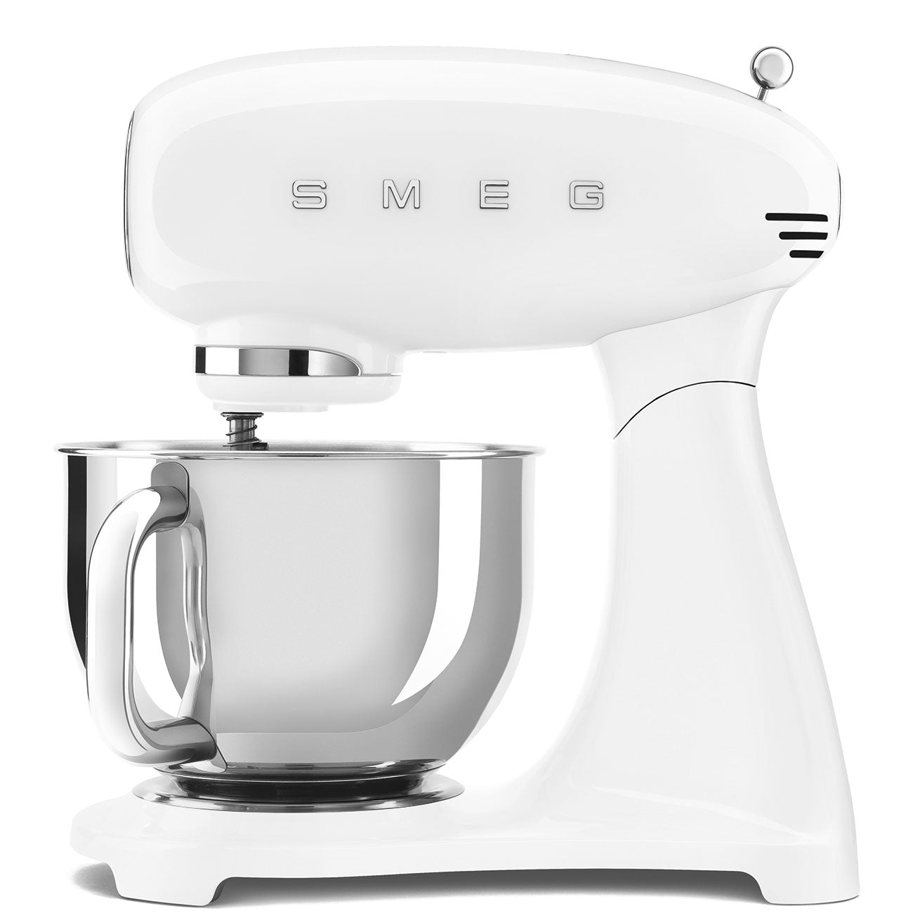 Batidora Smeg, Estilos años 50, 800W-220V, Blanco Full Collor, SMF03WHEU
