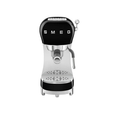 Cafetera Espresso Manual Smeg, Estilo años 50, 1350w, Negro, ECF02BLEU