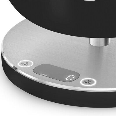 Báscula de Cocina Digital Smeg, Estilo anõs 50, Negro, KSC01BLMW