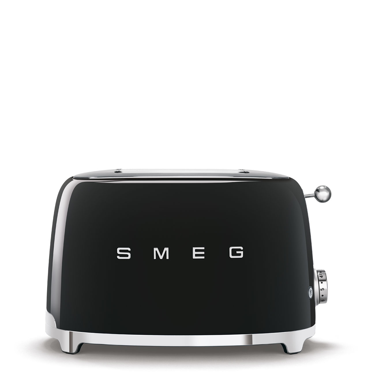 Tostadora Smeg, 2x2, Estilo años 50, Negro, TSF01BLEU