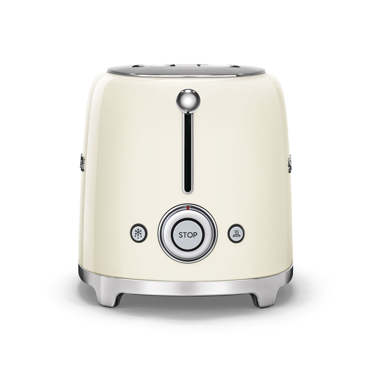 Tostadora Smeg, 2x2, Estilo años 50, Crema,  TSF01CREU
