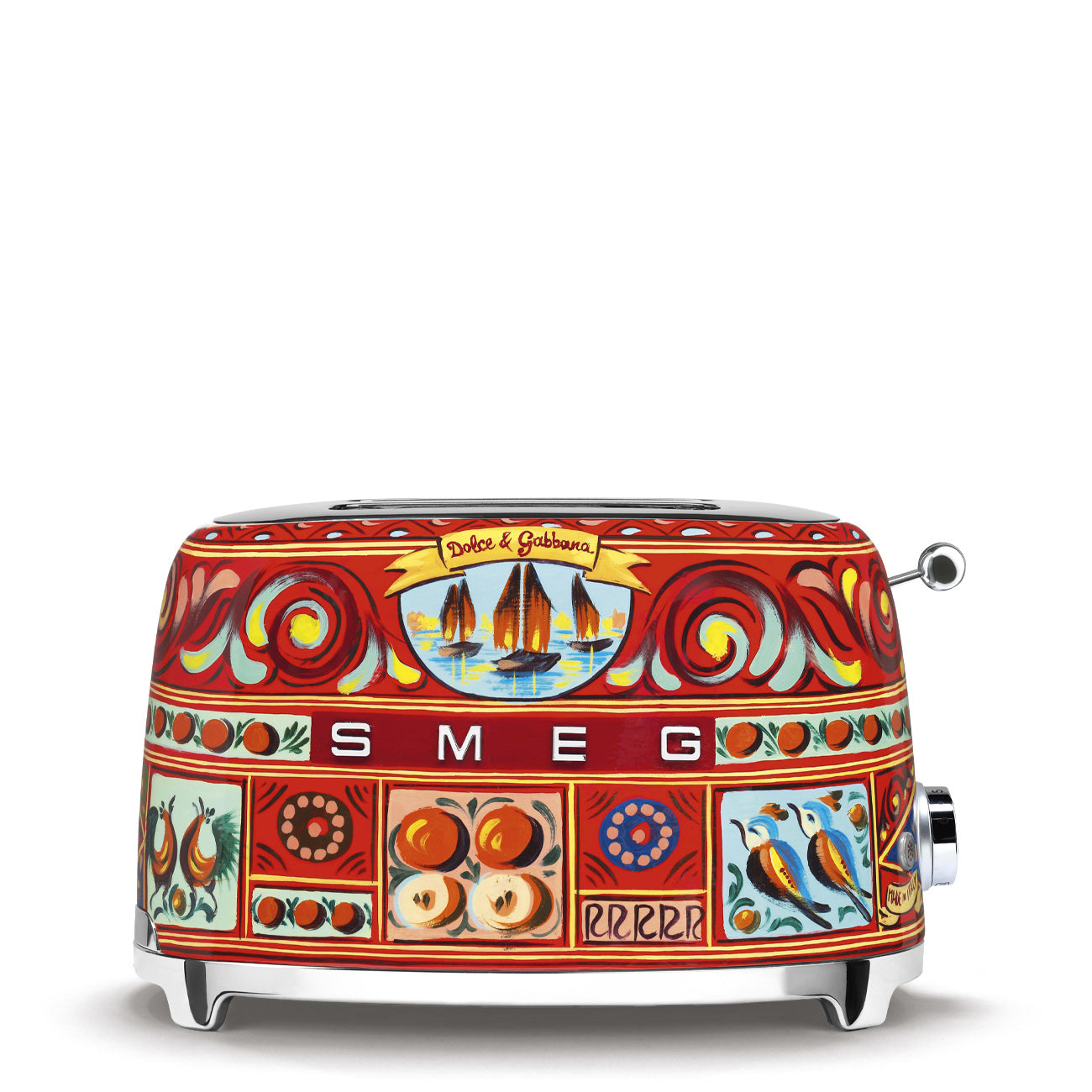 Tostadora Smeg, 2x2, Estilo Años 50, Dolce Gabbana, TSF01DGEU