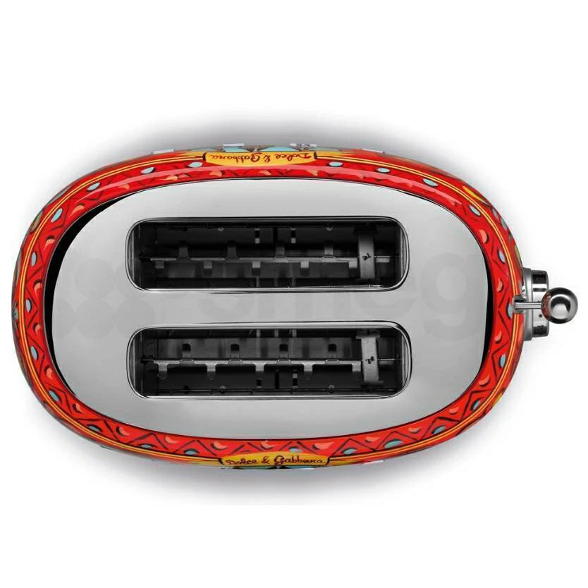 Tostadora Smeg, 2x2, Estilo Años 50, Dolce Gabbana, TSF01DGEU