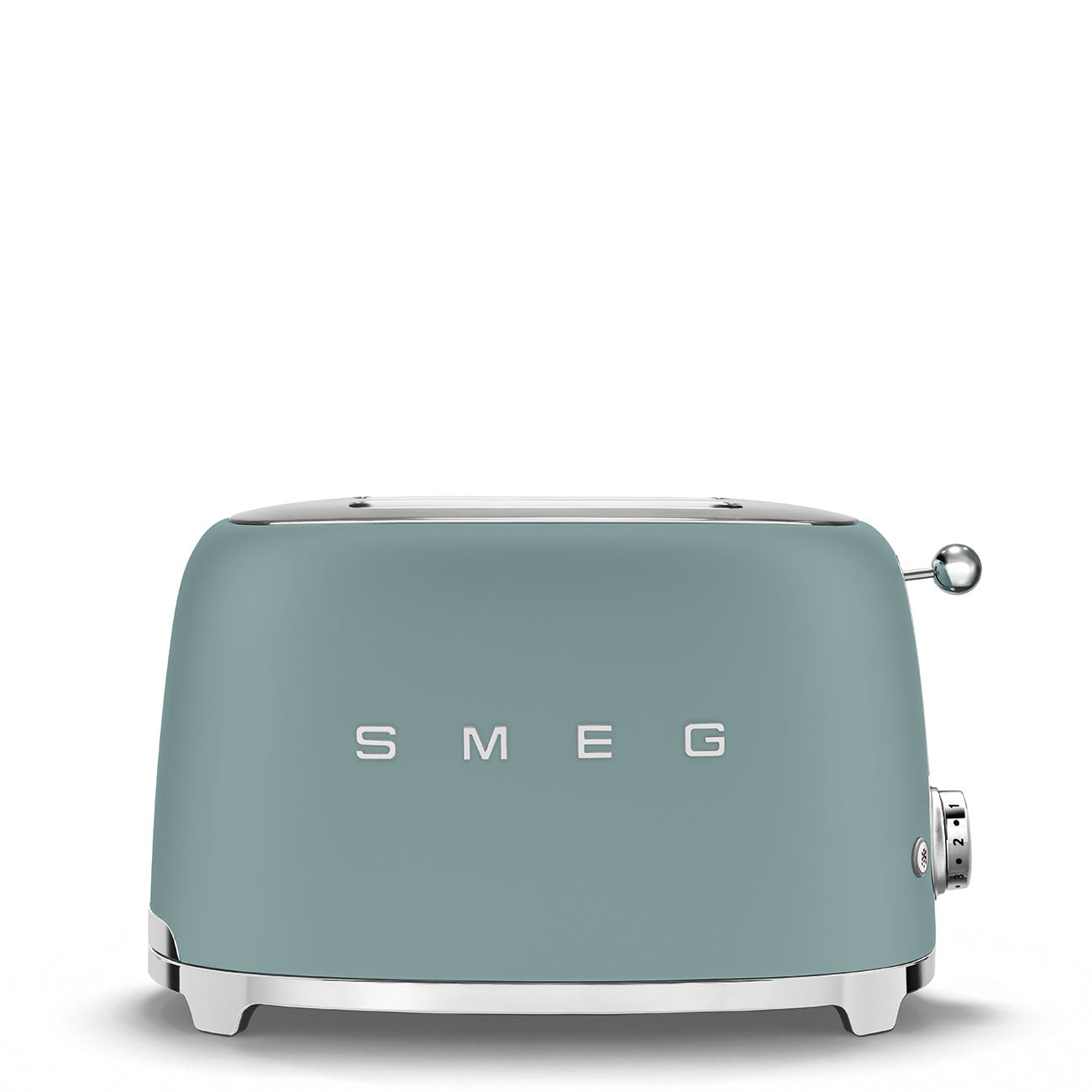 Tostadora Smeg, 2x2, Estilo años 50, Verde Esmeralda, TSF01EGMEU