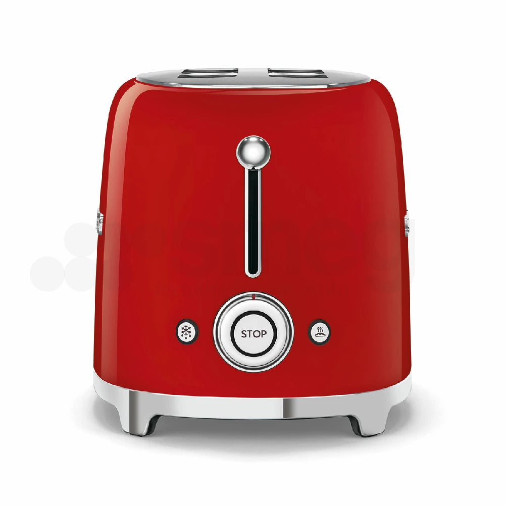 Tostadora Smeg, 2x2, Estilo años 50, Rojo, TSF01RDEU