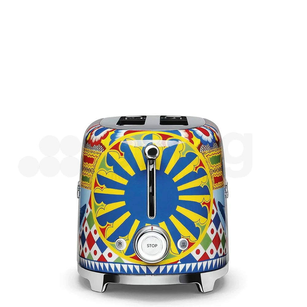 Tostadora Smeg, 2x4, Estilo Años 50, Dolce Gabbana, TSF02DGEU