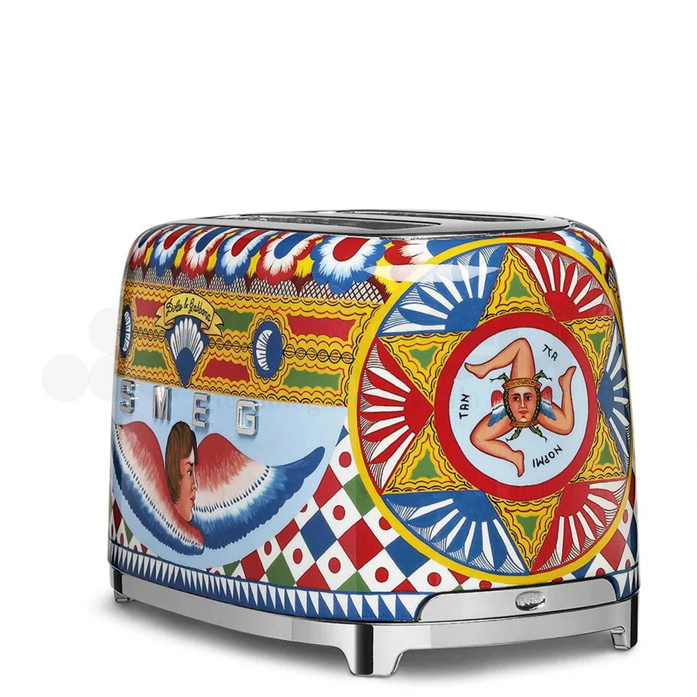 Tostadora Smeg, 2x4, Estilo Años 50, Dolce Gabbana, TSF02DGEU