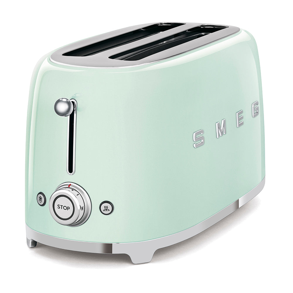 Tostadora Smeg 2x4, Estilo Años 50, 950W 220-240v, Verde Pastel, TSF02PGEU